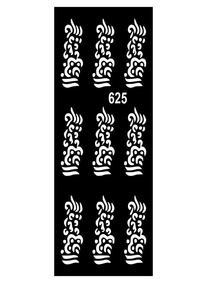 Komstec Mehndi Practice Sticker with Simple Motifs That Kids Can Easily Follow - Image 1
